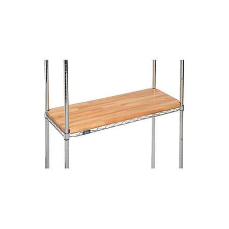 John Boos & Co Wire Shelf, 48 in W, 14 D, Brown HDO-1448V-N